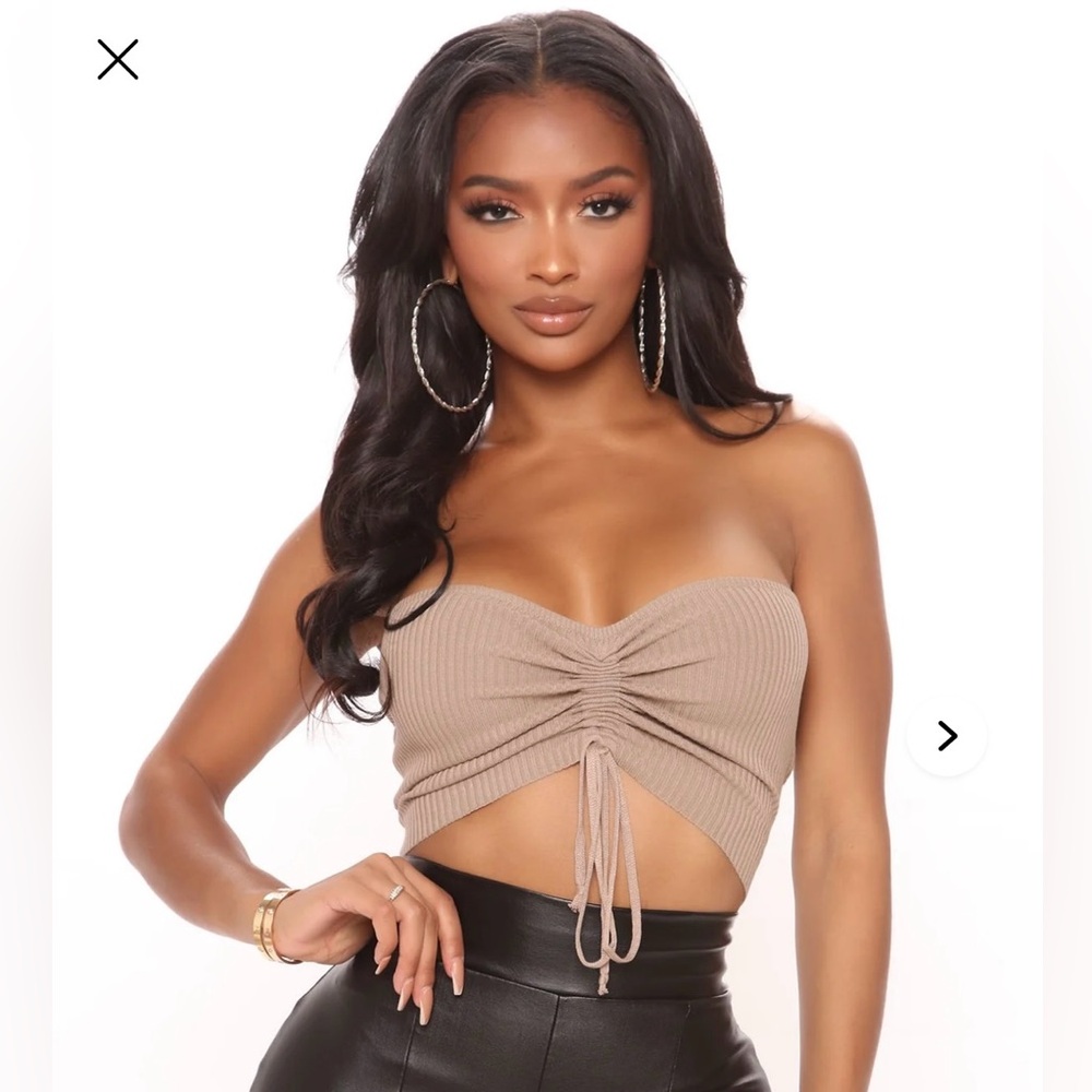 Stylish set of 2 Ruched Tube Tops